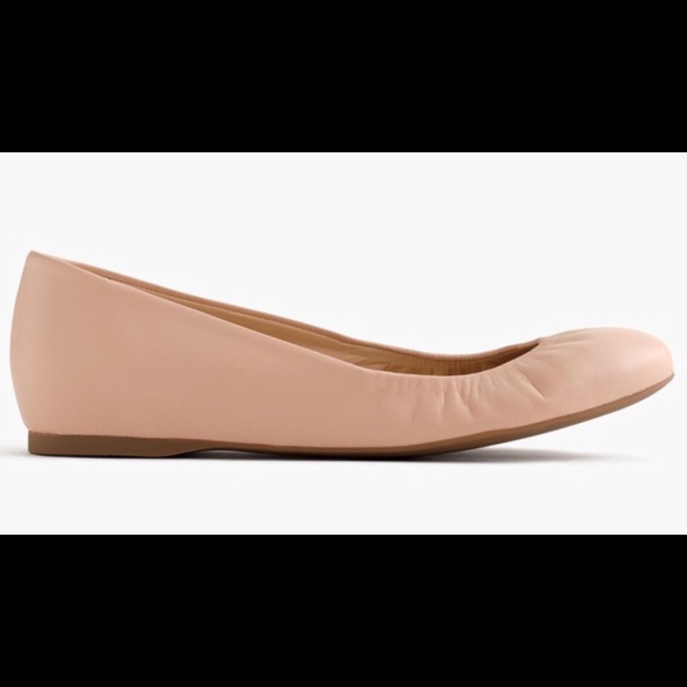 J.crew Italian leather cece ballet flats